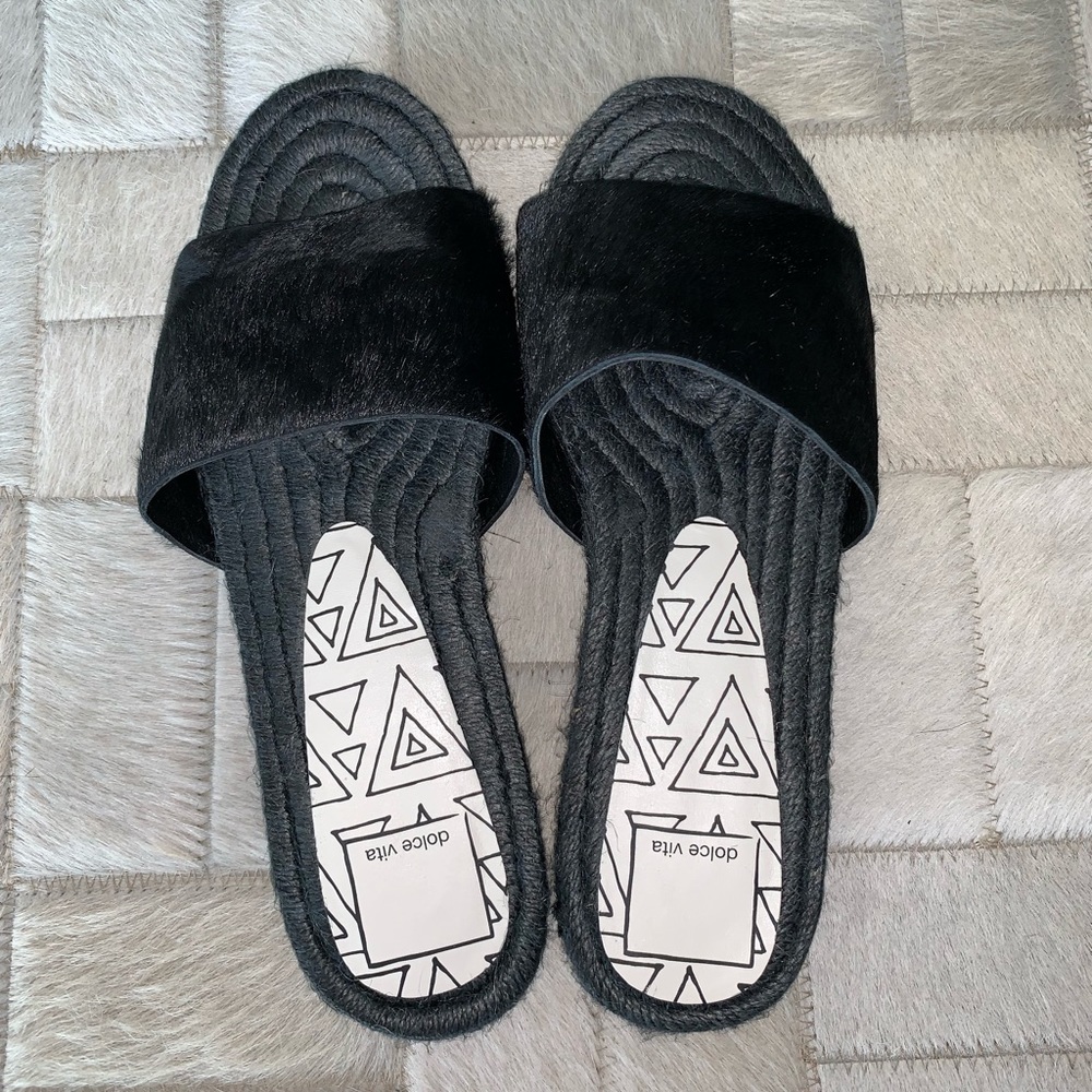 DOLCE VITA “Vonn” espadrille slides